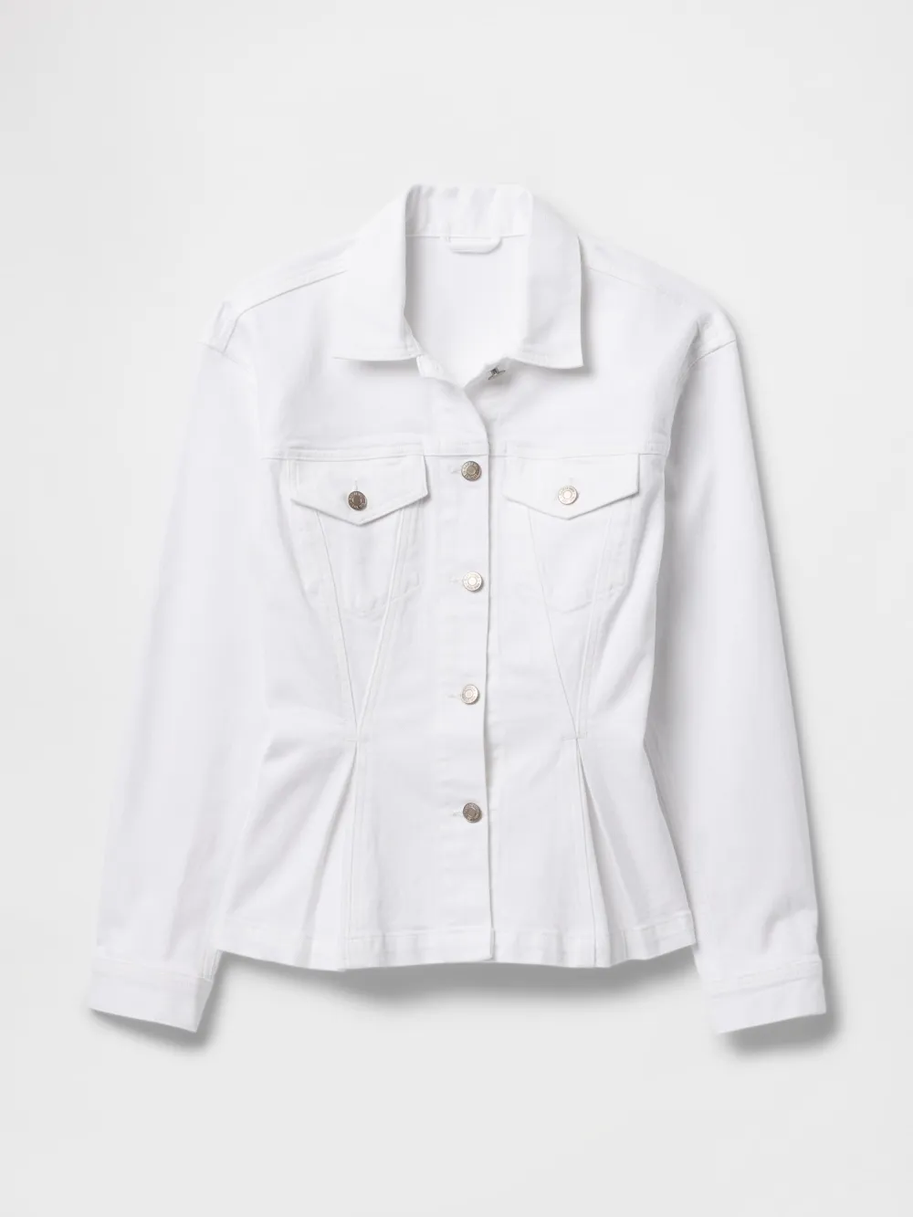 Pleated Button Jacket