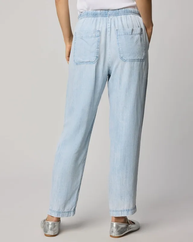 Angie Indigo Straight Pants
