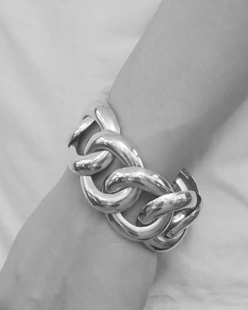 Wide Chain Bracelet