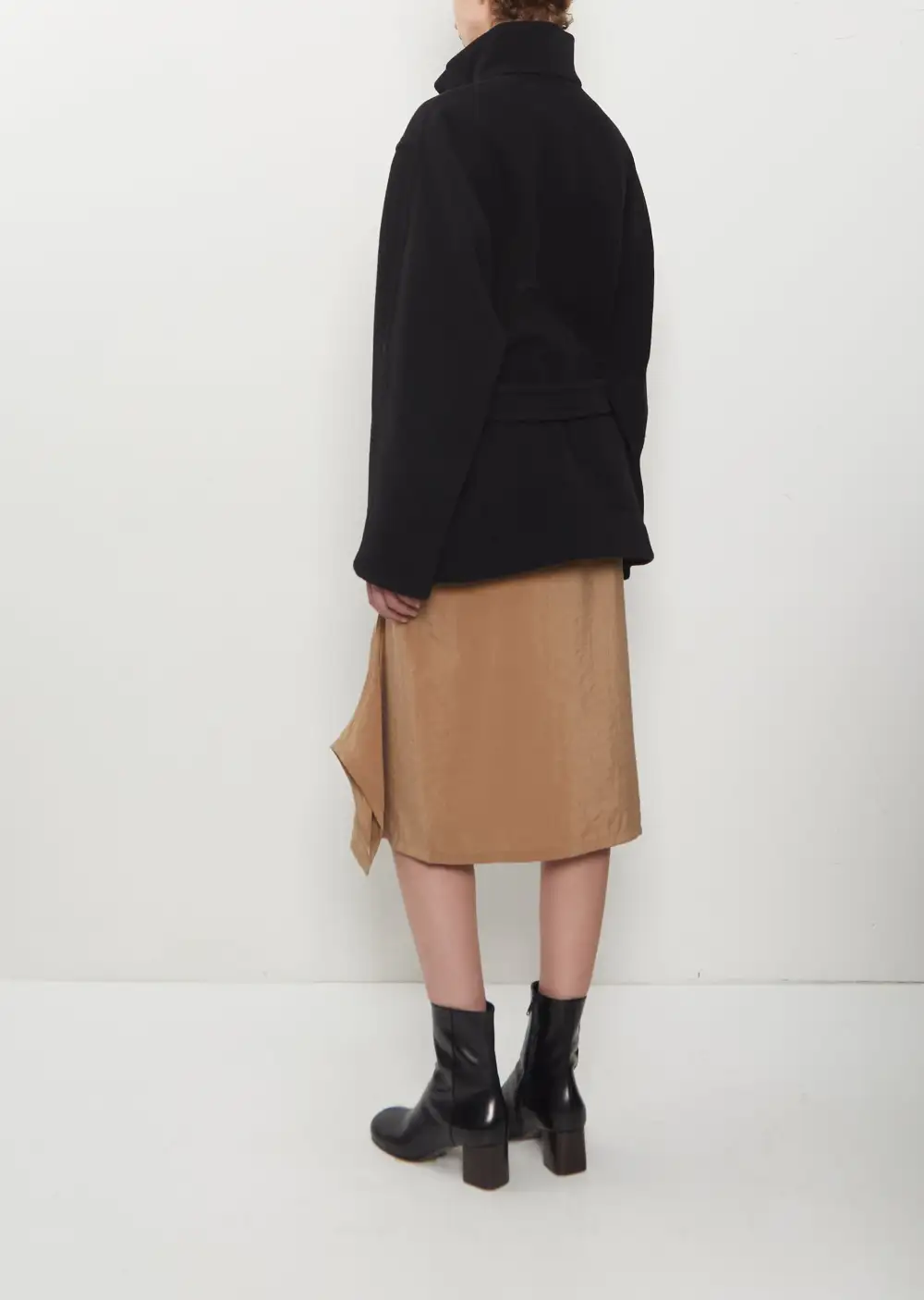 Women's Double Face Oversized Stand Collar Coat