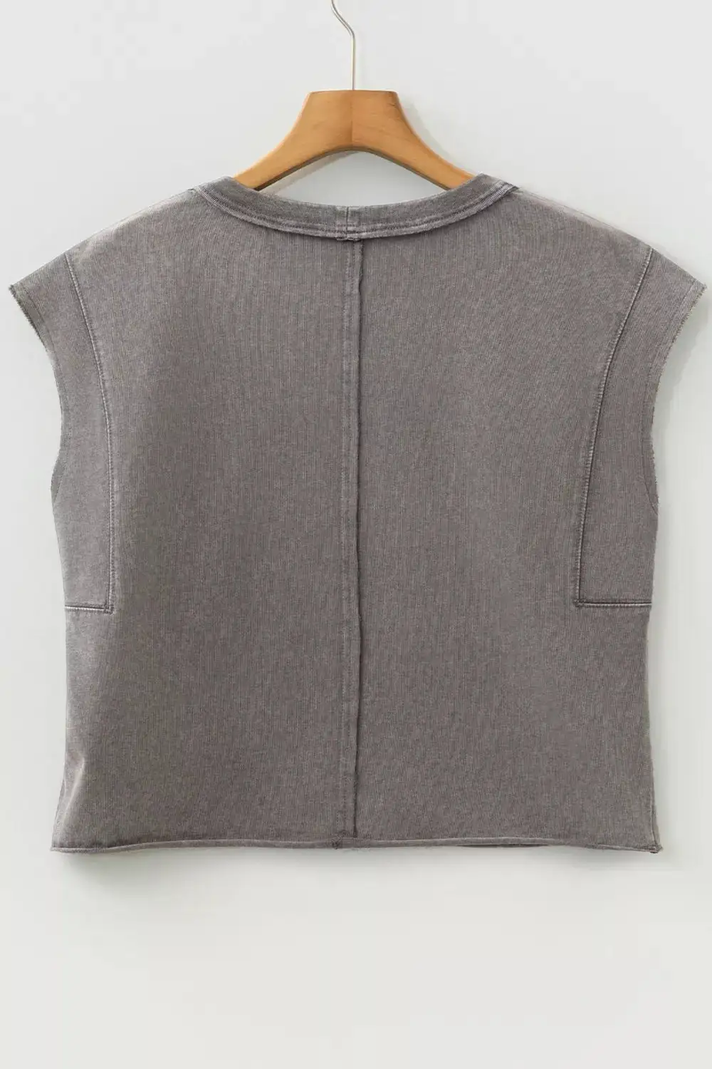 Mineral Wash Boxy Fit Cotton Tank Top