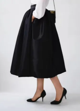 Classic Seaside Everyday Casual Polyester Skirt
