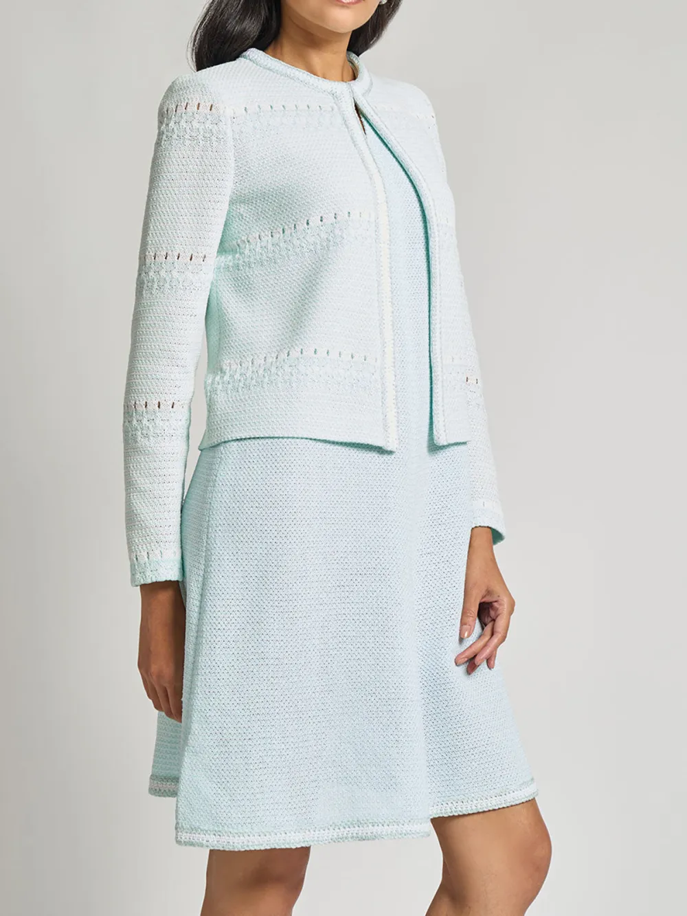Round Neck Short Women's Knitwear