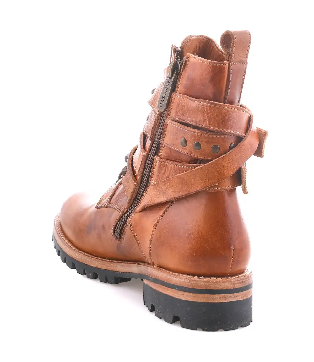 Side-Zip Lace-Up Combat Boots