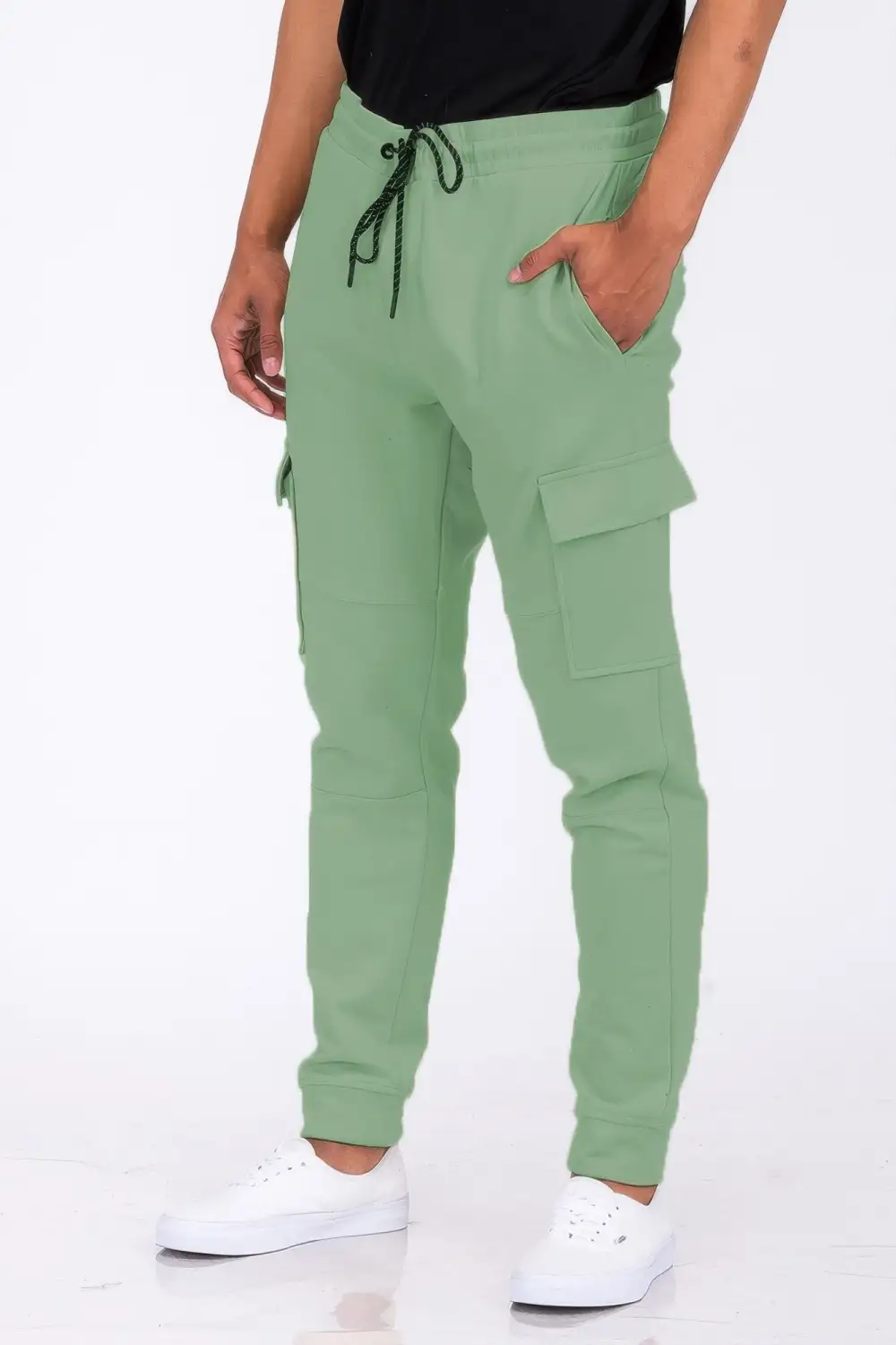 Cargo Detail Jogger Sweatpants