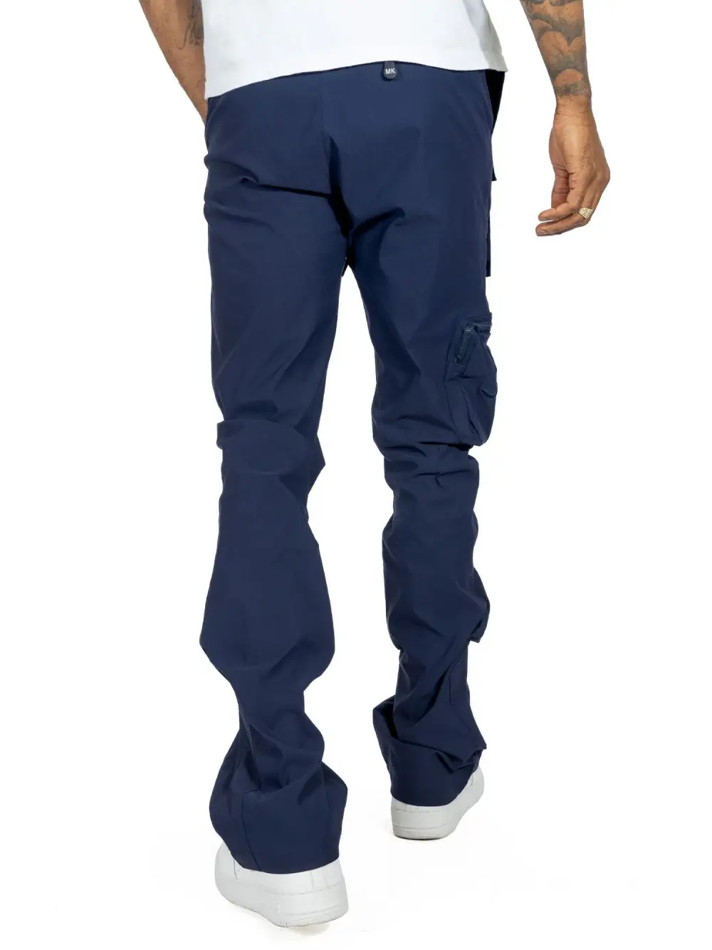 Everyday Nylon Stacked Cargo Pants