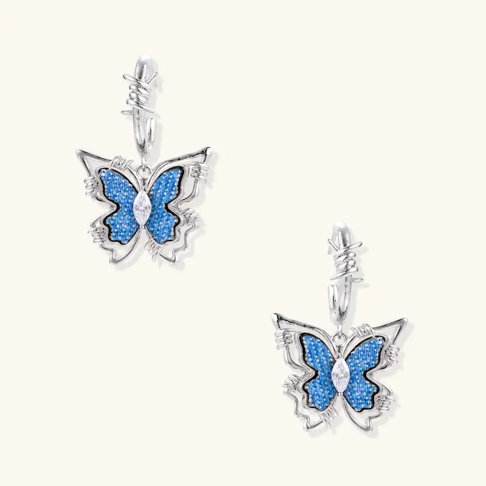 Butterfly Drop Earrings