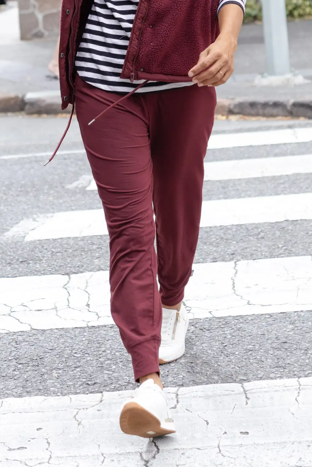 Polyester Stretch Midweight Sweatpants