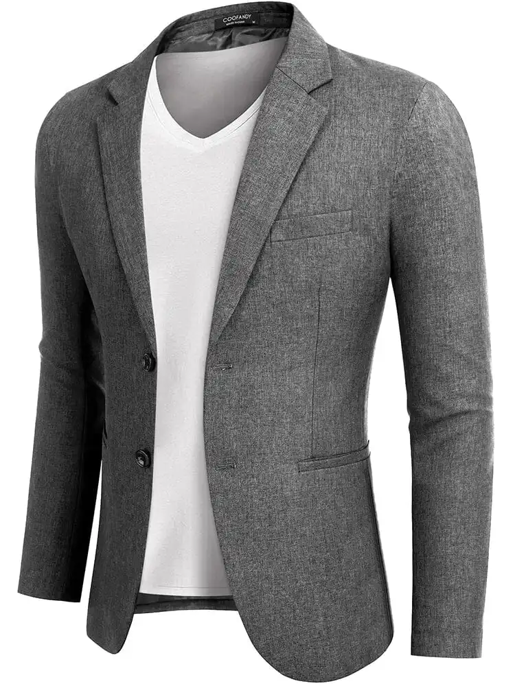 Classic Two Button Suit Jacket