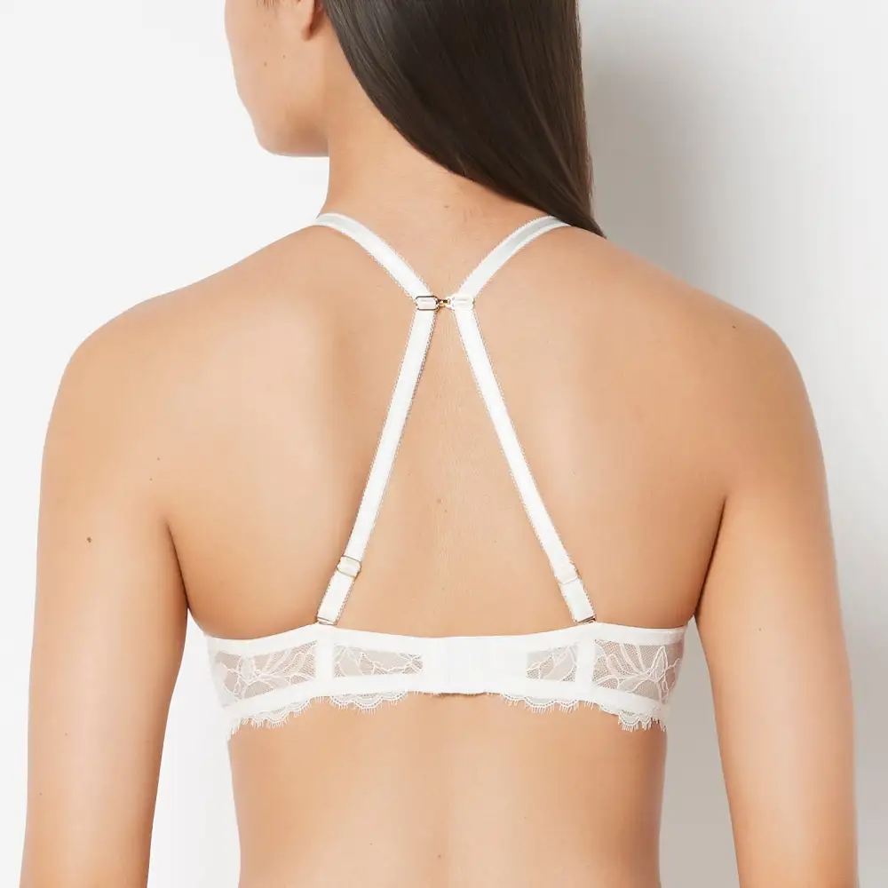 Delicate Up Cup Plunge Bra With Afterglow Lace