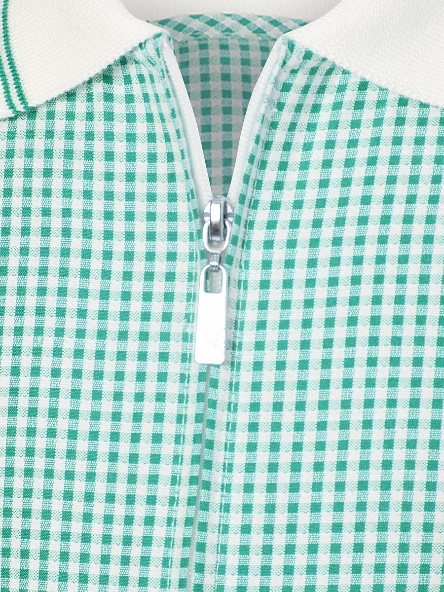 Green Gingham Girls School Playsuit 2 Pack detail 1