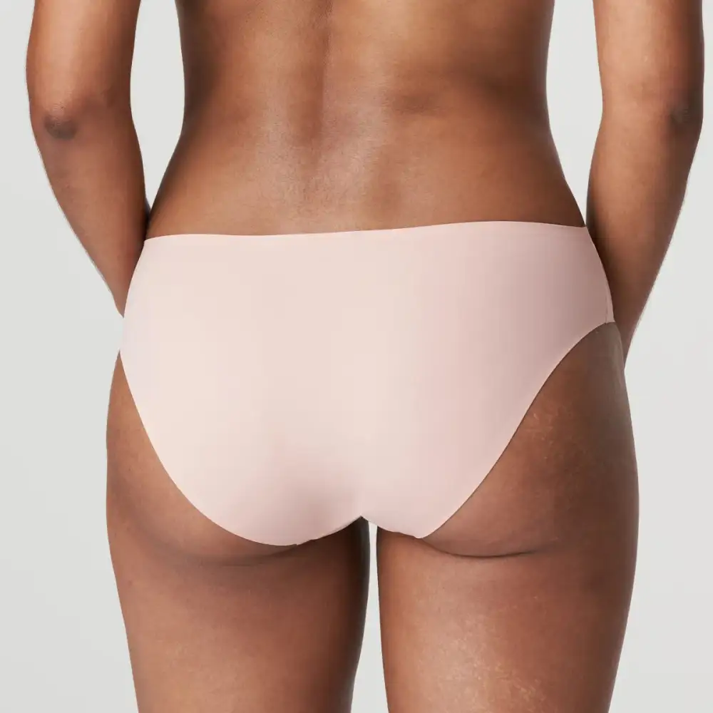 Women's Seamless Bonded Edge Microfiber Cotton Second Skin Lightweight Bikini Panty
