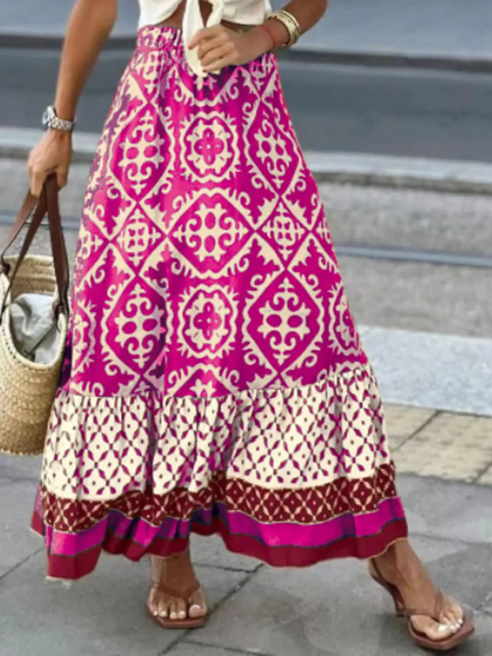 Sharp Geometric Elastic Skirt