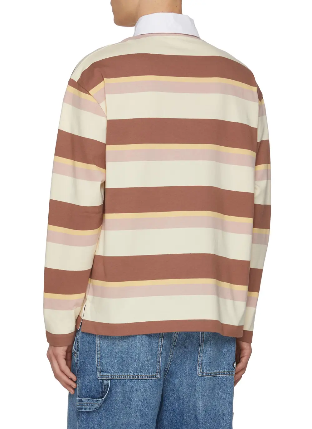 Retro Comfortable Striped Polo Shirt