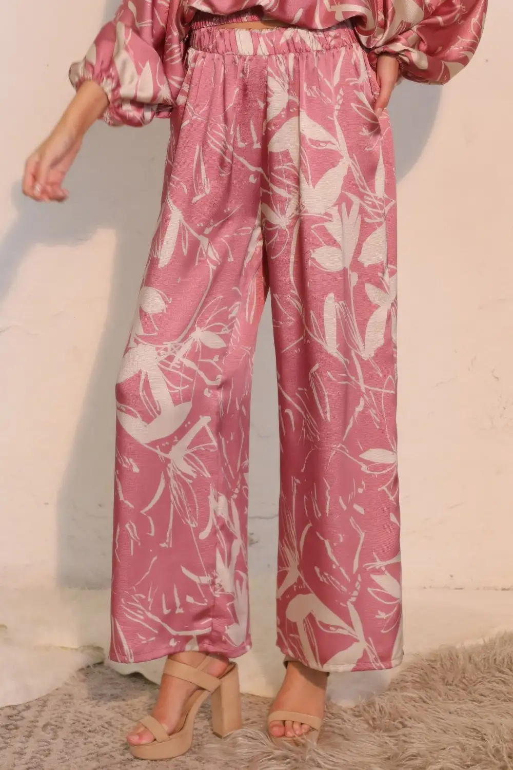 Everyday Satin Pocket Pants