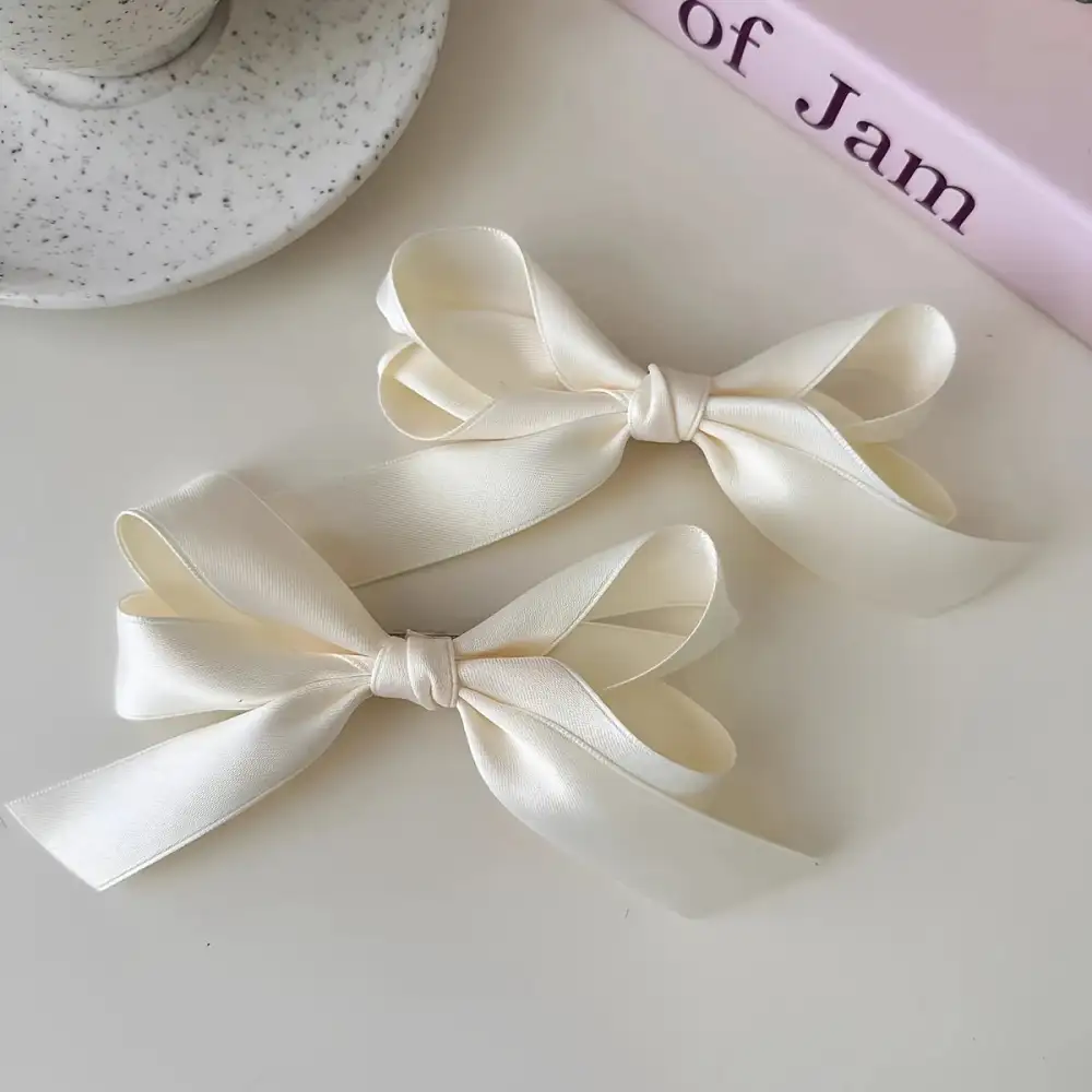 Everyday Satin Bow Barrette