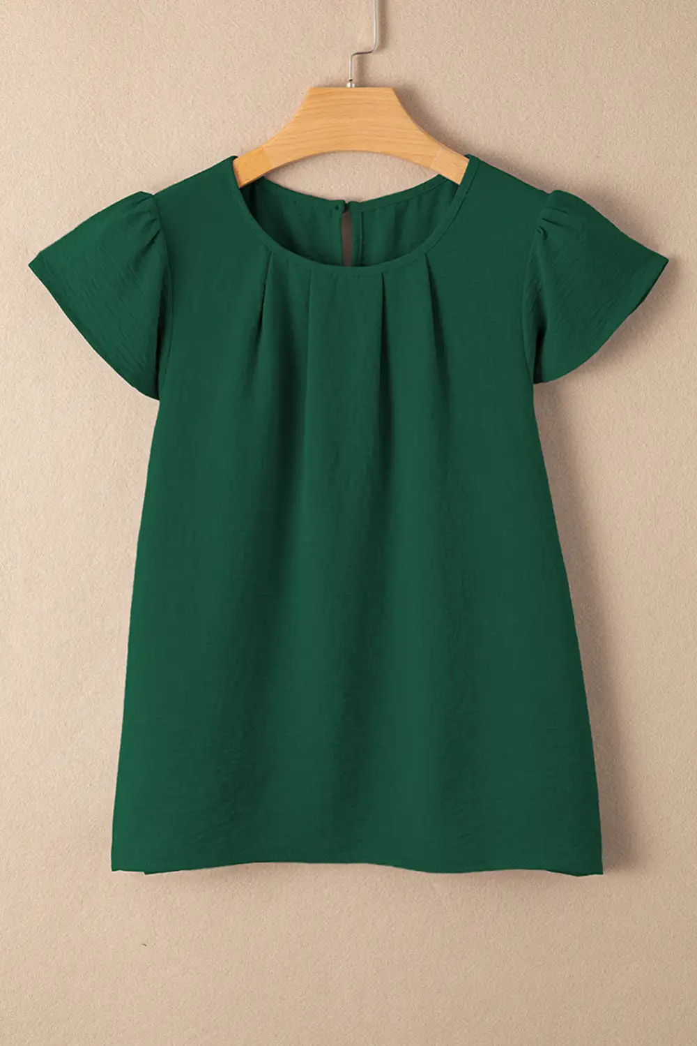 Pleated Textured Blouse