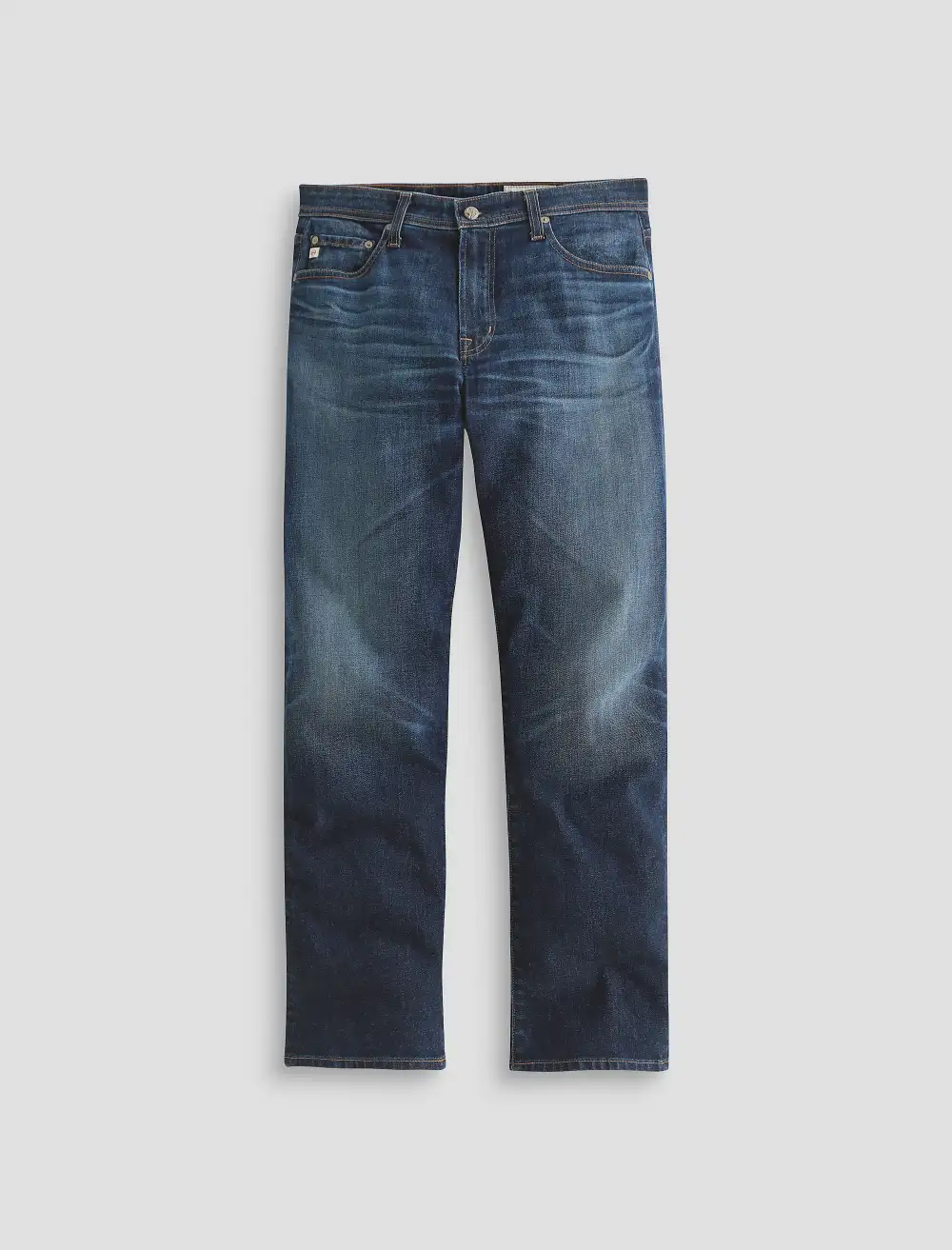 Men's Relaxed Tapered Zip Fly Comfort Stretch Jeans
