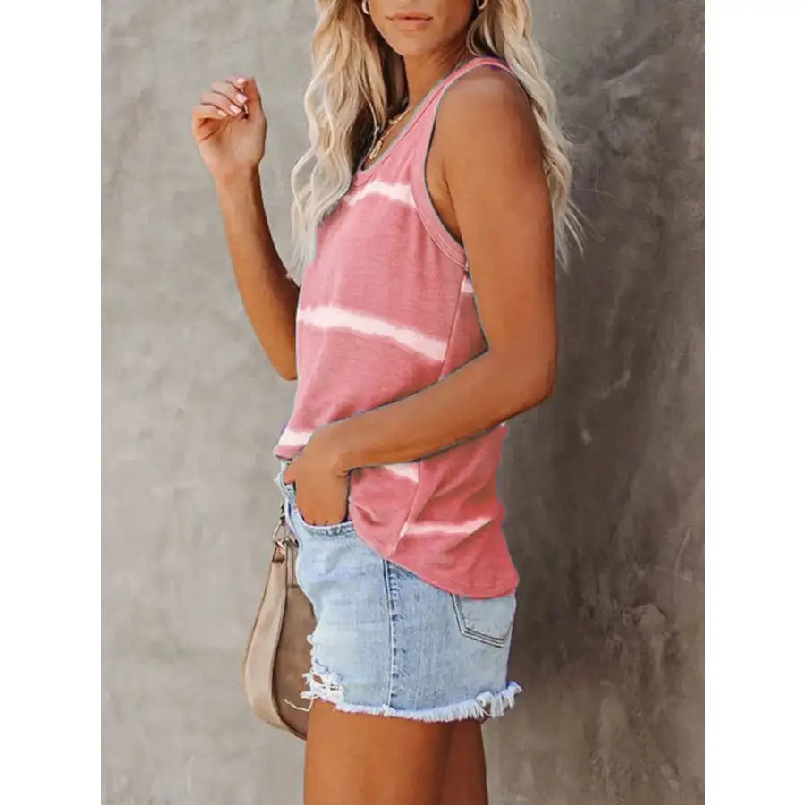 Full Size Round Neck Tank Top Plus