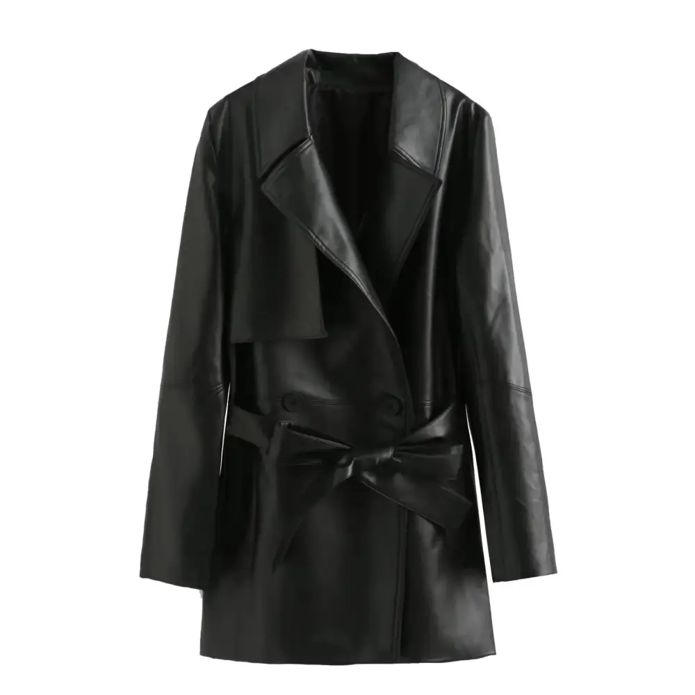 Modern Belted Trench Coat