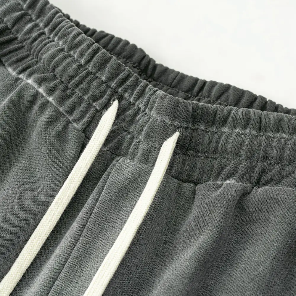 Acid Washed Straight Leg Men's Jogger Pants