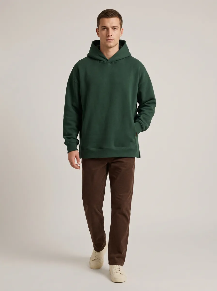 Relaxed Everyday Pullover Unisex Hooded Sweatshirt