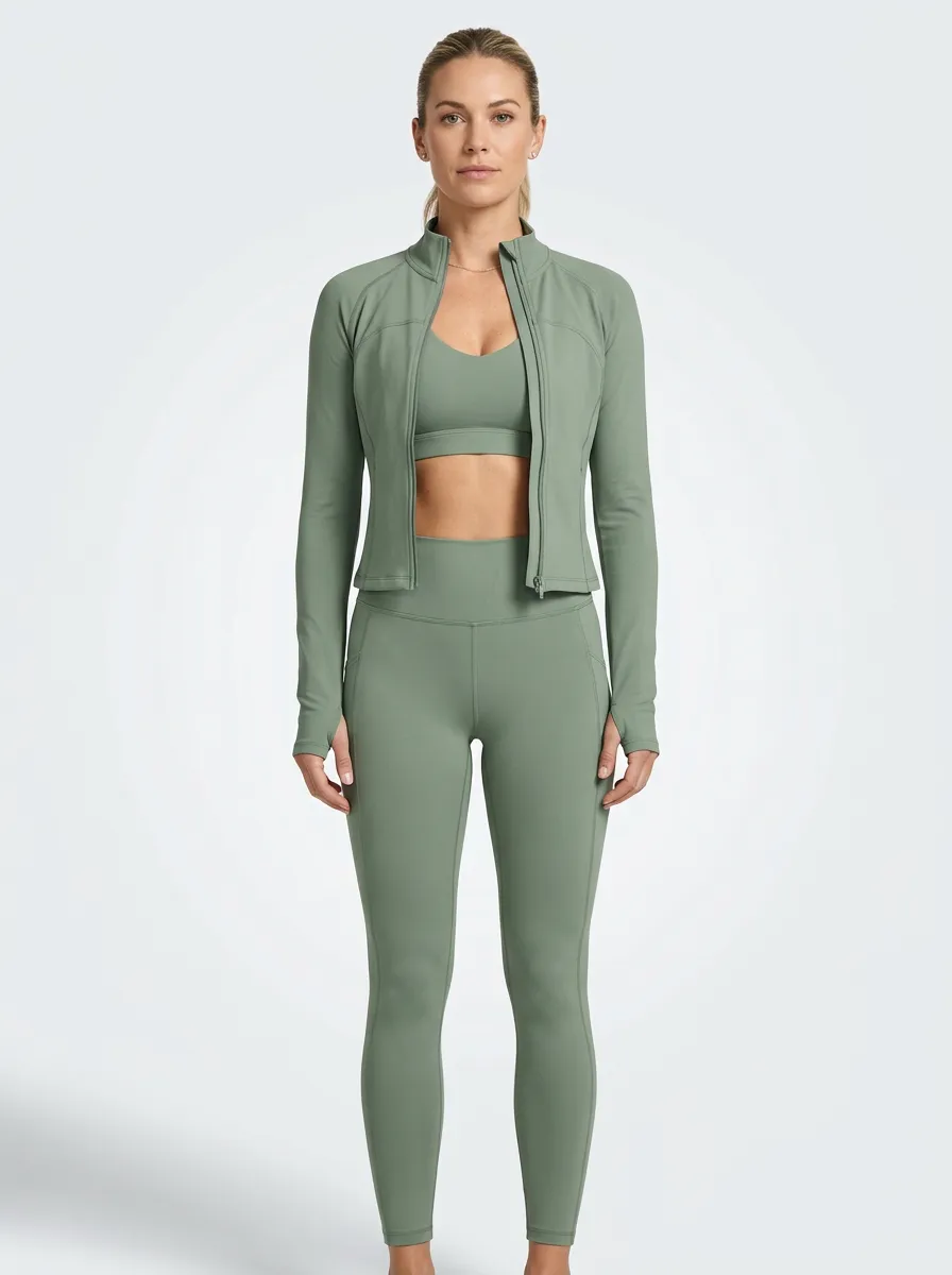 Athletic Design Women's Three Piece Activewear Set