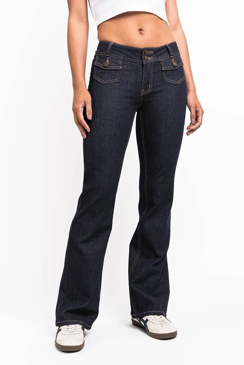 Distinctive Low Rise Bootcut Jeans