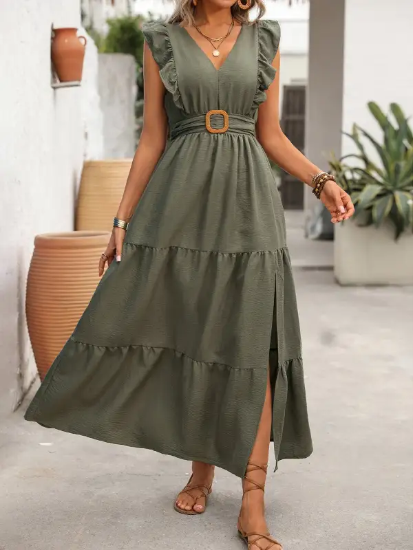 Beatrice Flow Waist Maxi Dress