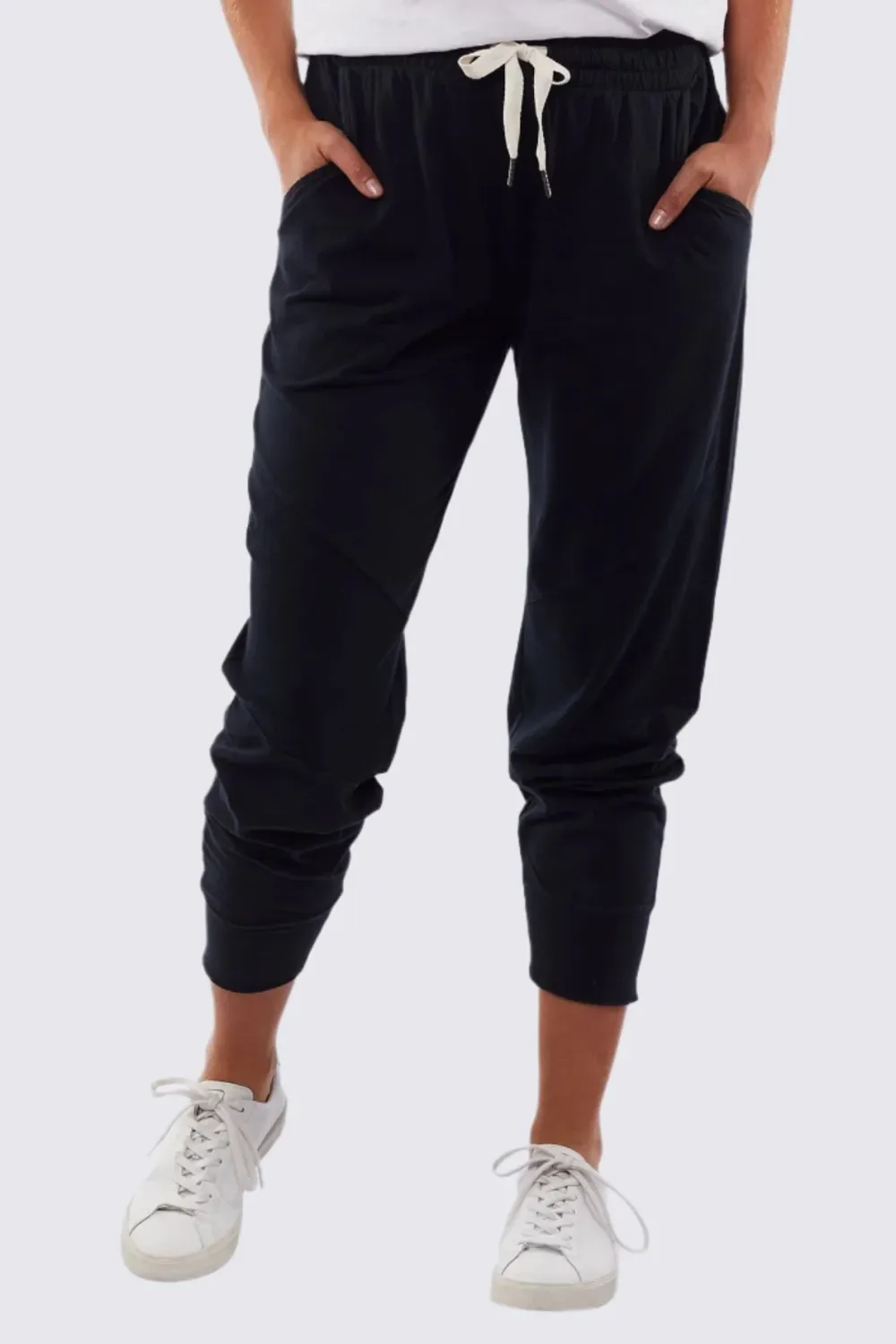 Rib Trim Pant In