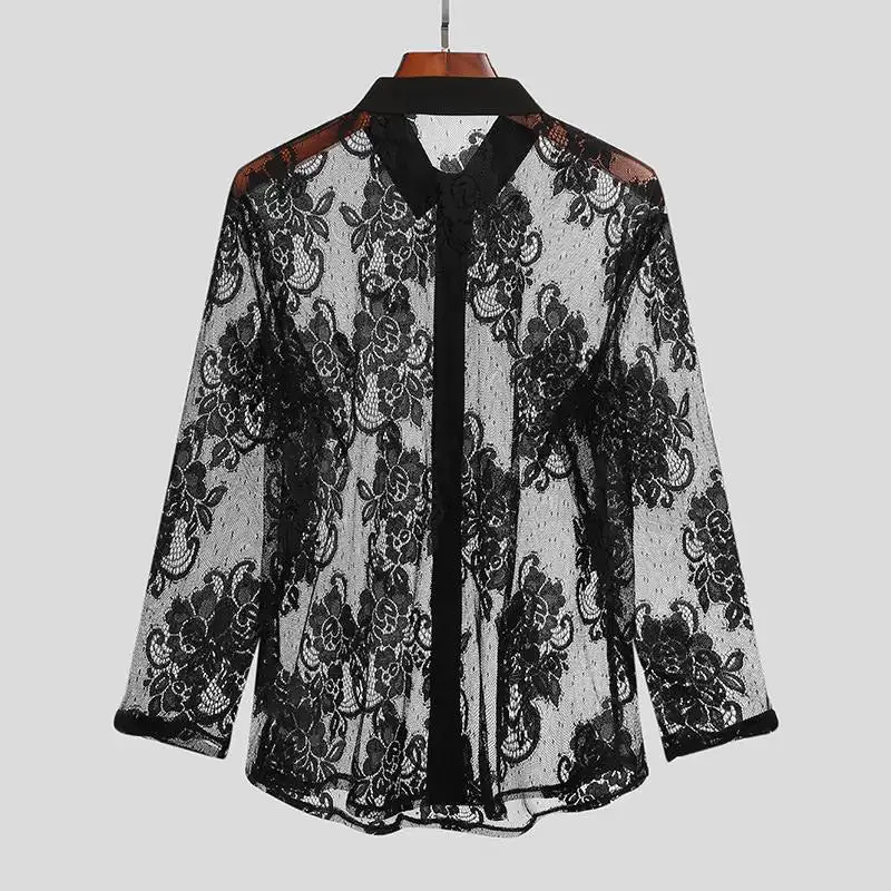 Lace Crisp Floral Blouse