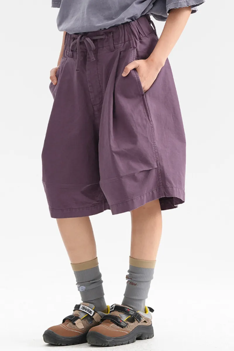 Breathable Drawstring Relaxed Fit Athletic Shorts