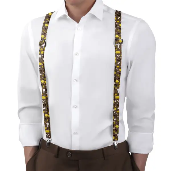 Cultural Motif Suspenders