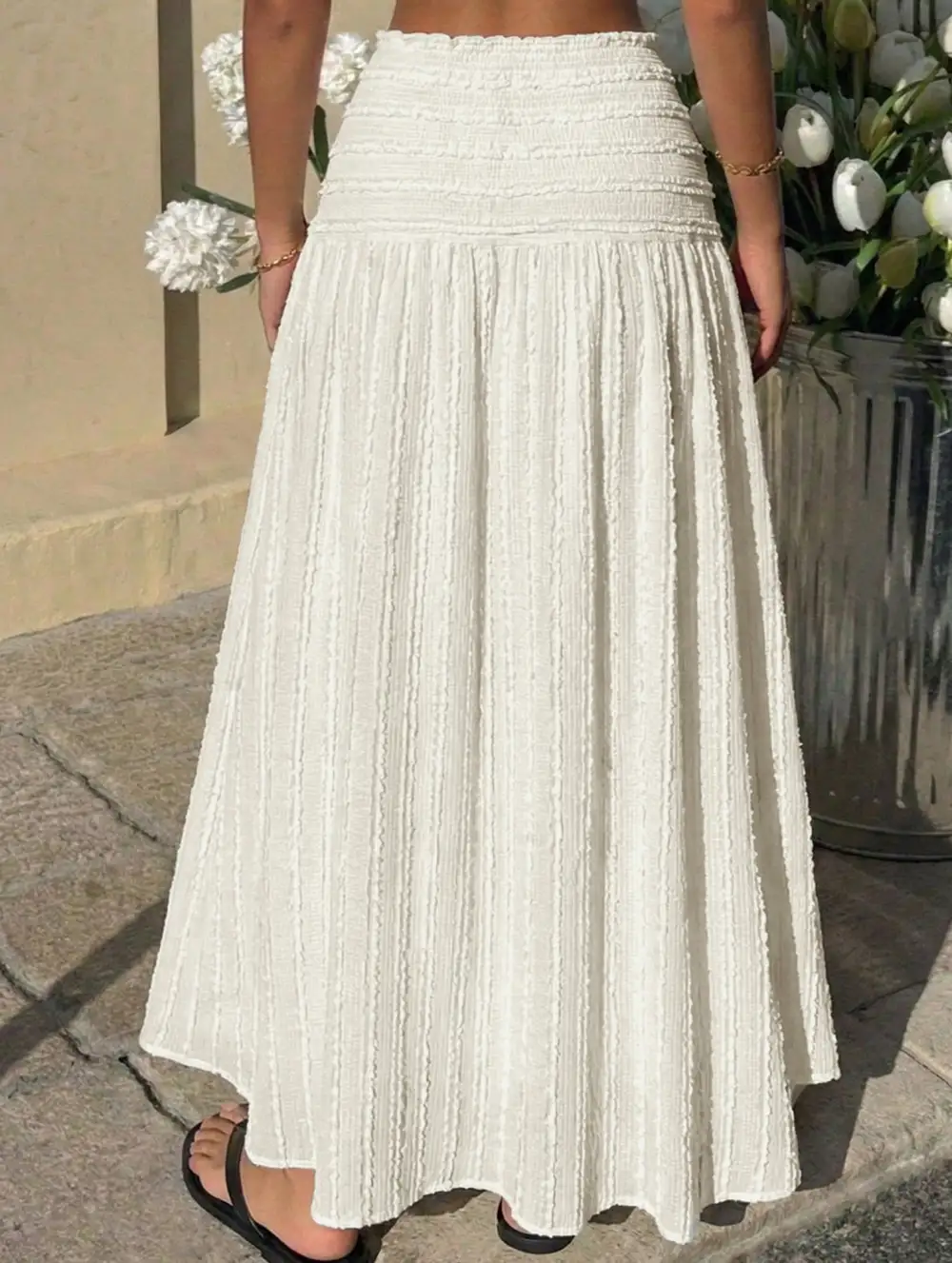 A-Line Midi Skirt