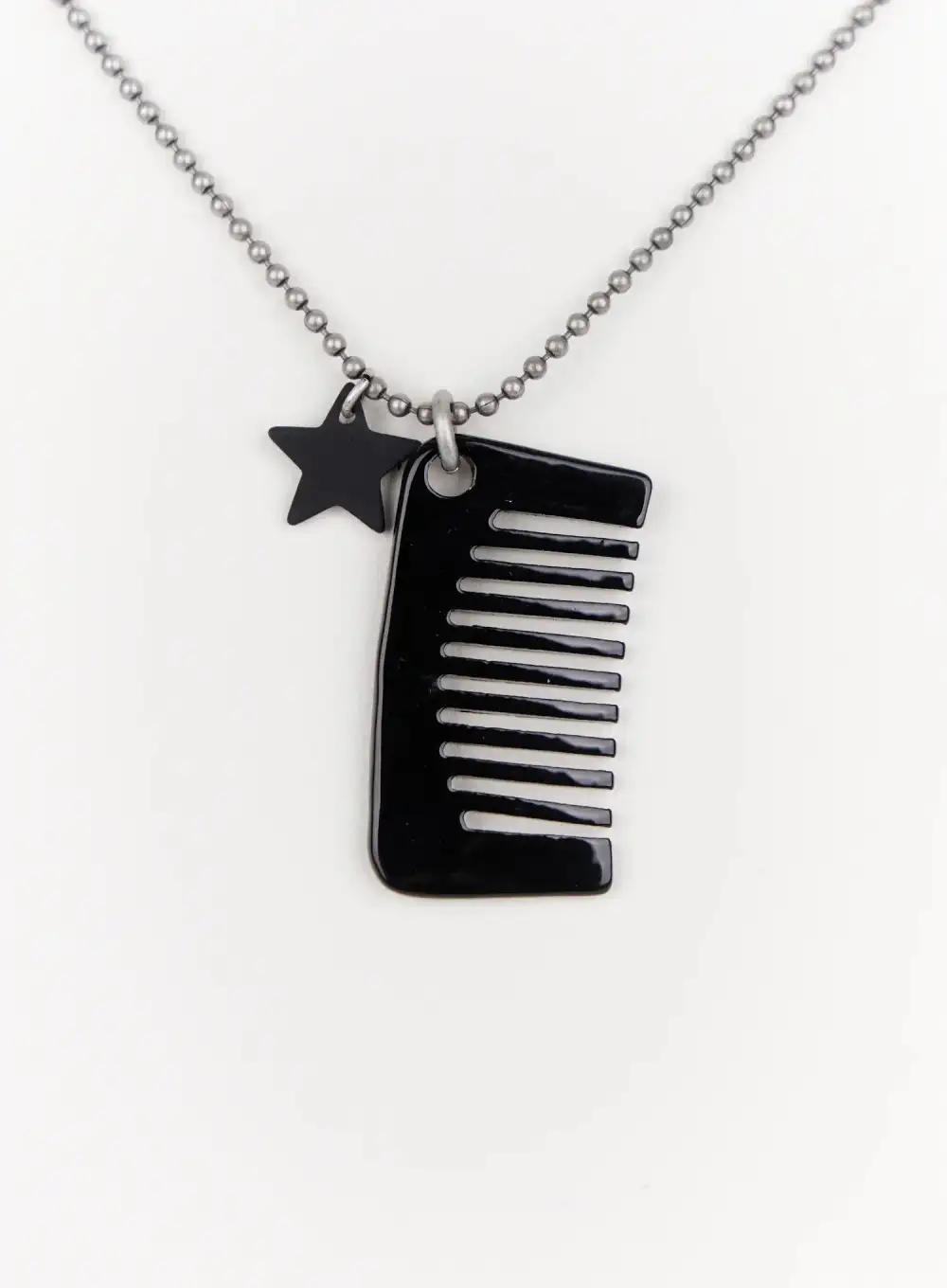 Star Charm Comb Necklace