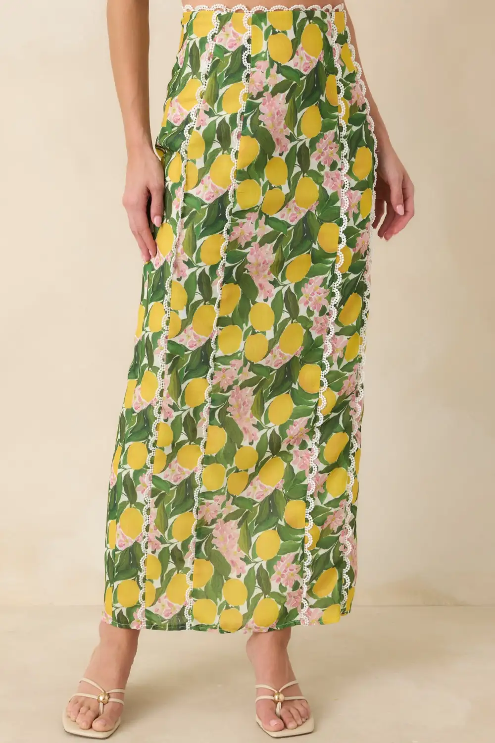 Daily Cotton Woven Maxi Skirt