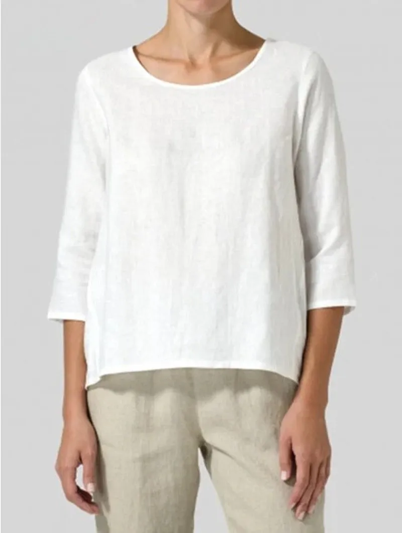 Relaxed Linen Top