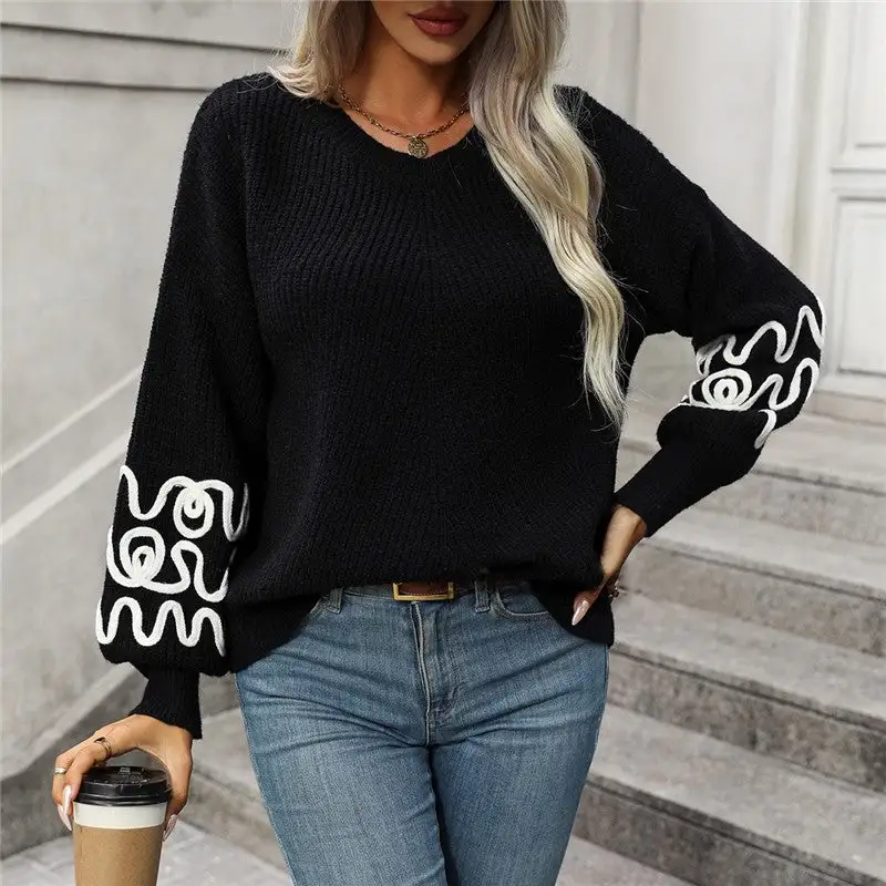 Timeless Women's Knit Long-Sleeve Relaxed Sweater