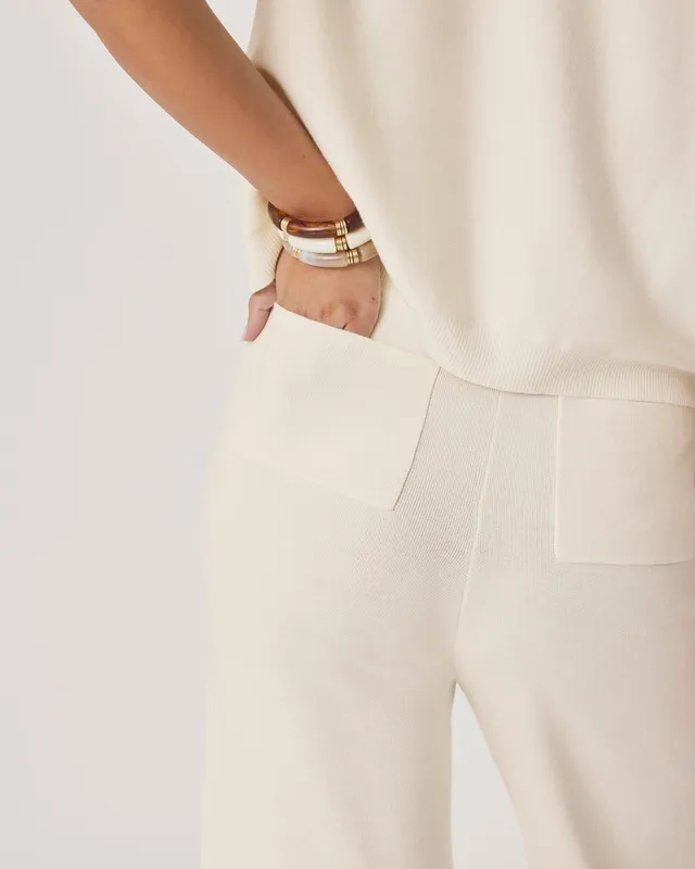 Cropped Knit Pant Pants