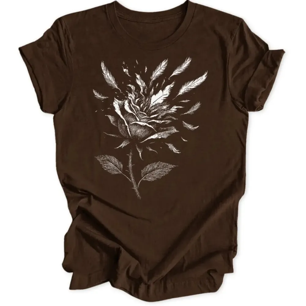 Rose Feather Unisex T-Shirt