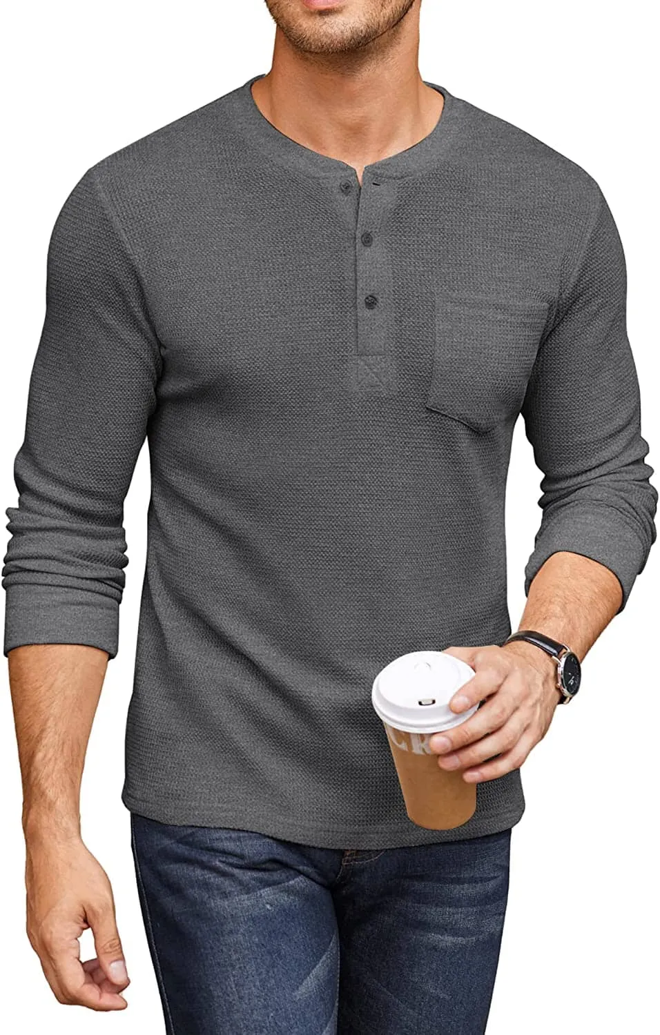 Soft Stretch Knit T-Shirt