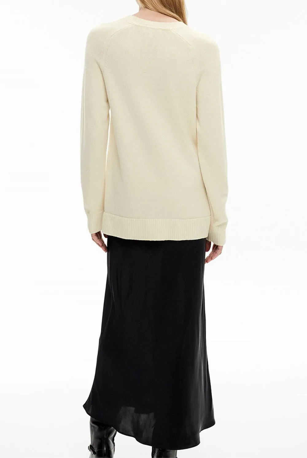 Mixed Fiber Knit Textured Dress