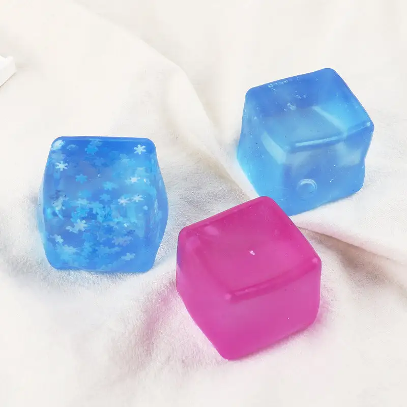 Slow Rebound Malt Sugar Ice Cube Squishy Stress Relief