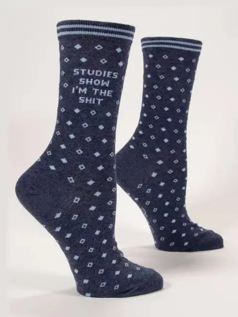 Women's Studies Show I'm The Shit Crew Socks