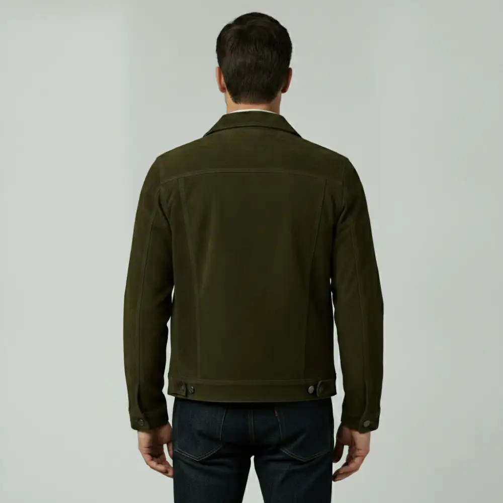Suede Trucker Western Jacket