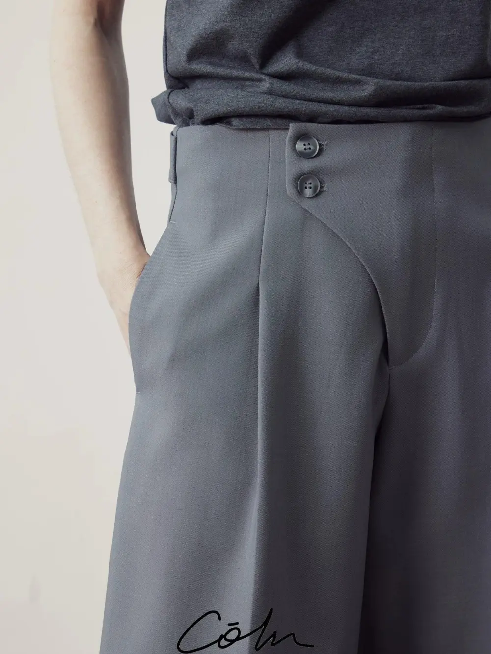 Side Button Shorts