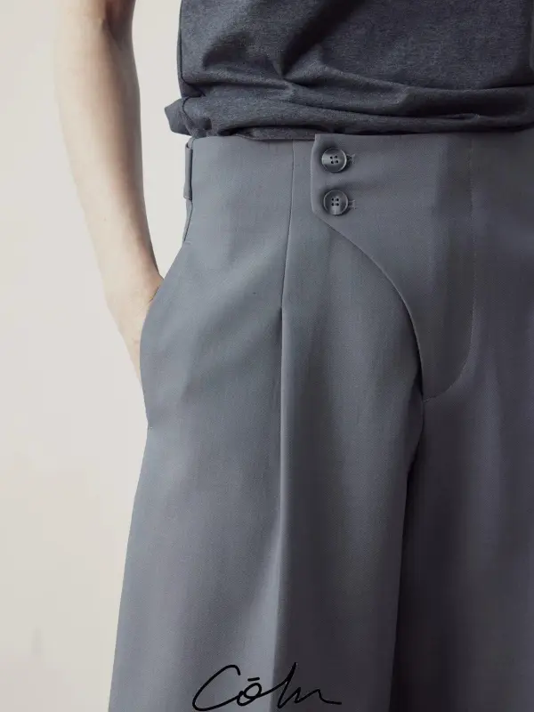 Side Button Shorts