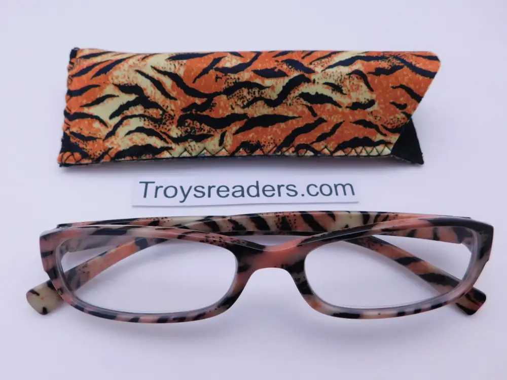 Animal Print Reading Glasses with Matching Case