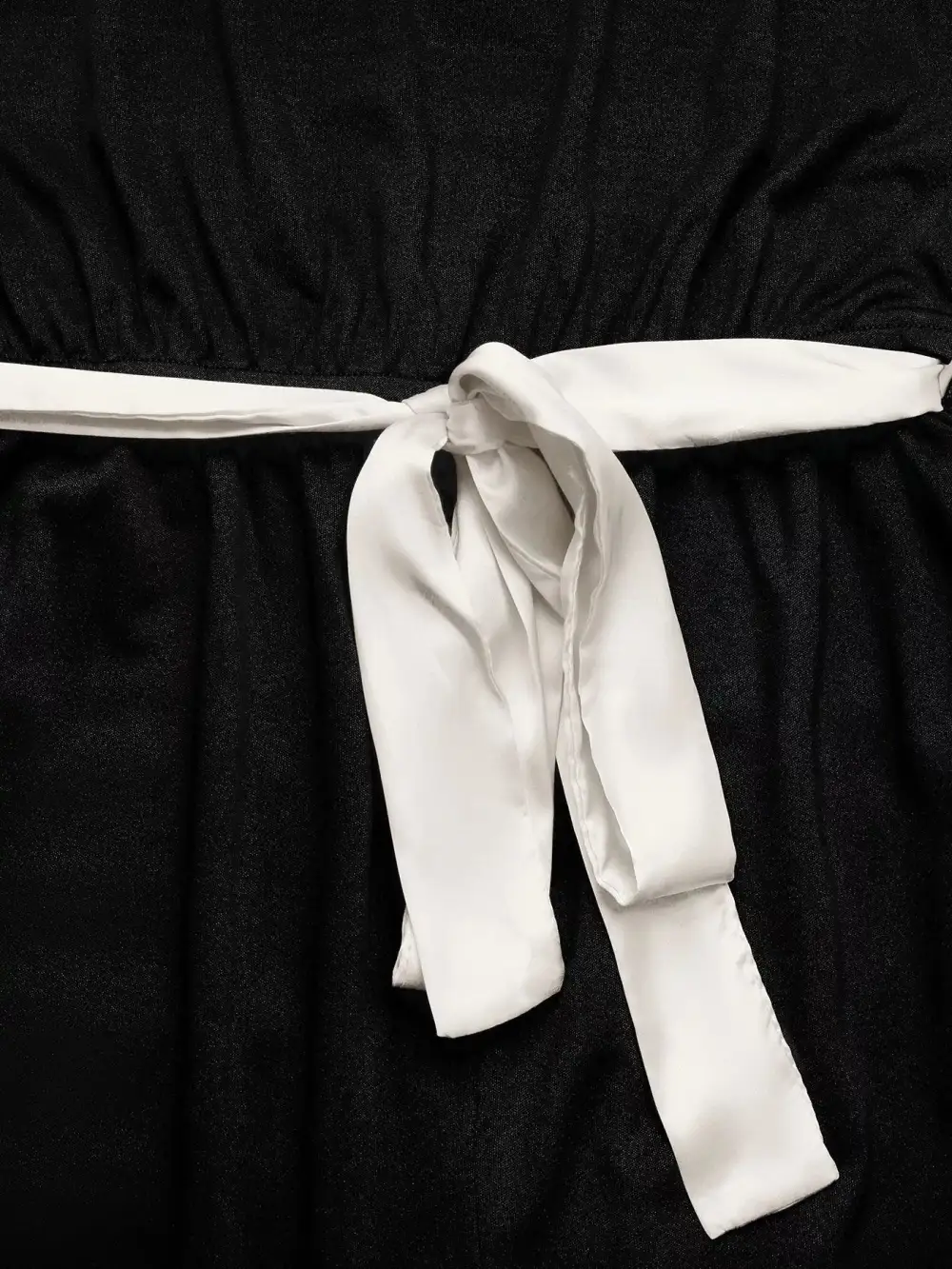 One Shoulder Bowknot Wide Leg Jumpsuit