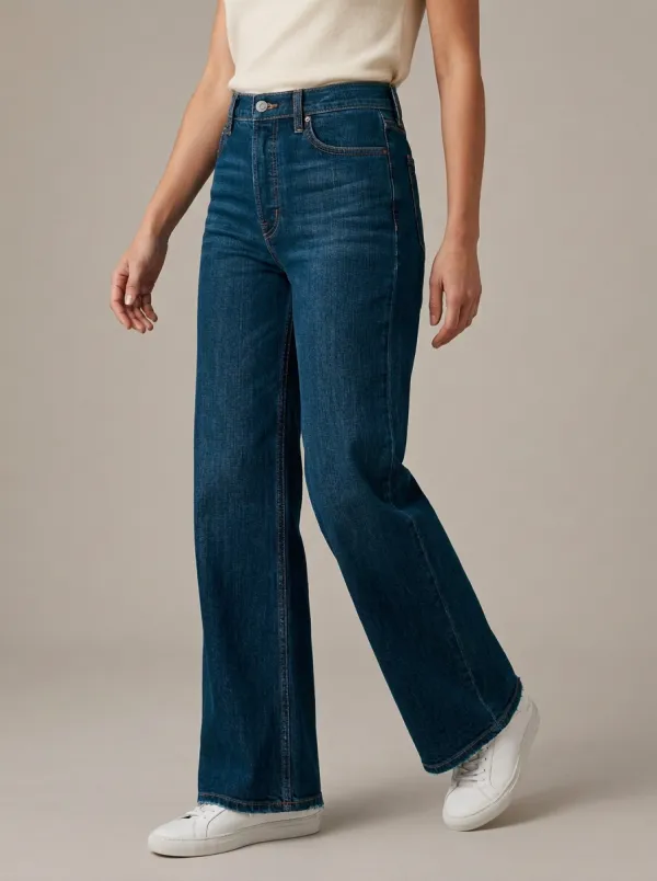 Refined Wide-Leg Denim Denim Jeans